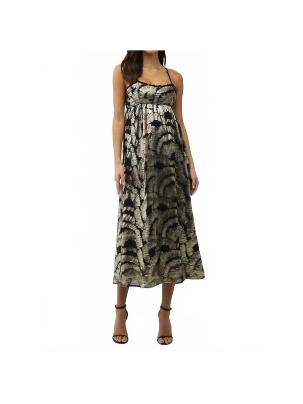 RUE STIIC tara maxi dress in anthracite medium